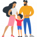 Illustration of a family