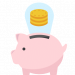 Illustration of a piggy bank