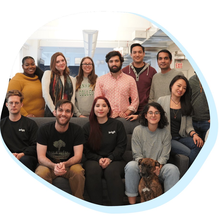 Photo of some of the Brigit team