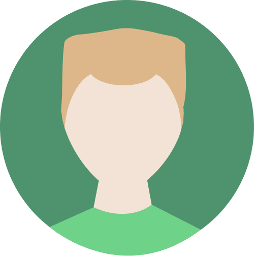 Illustration of a person on a green background