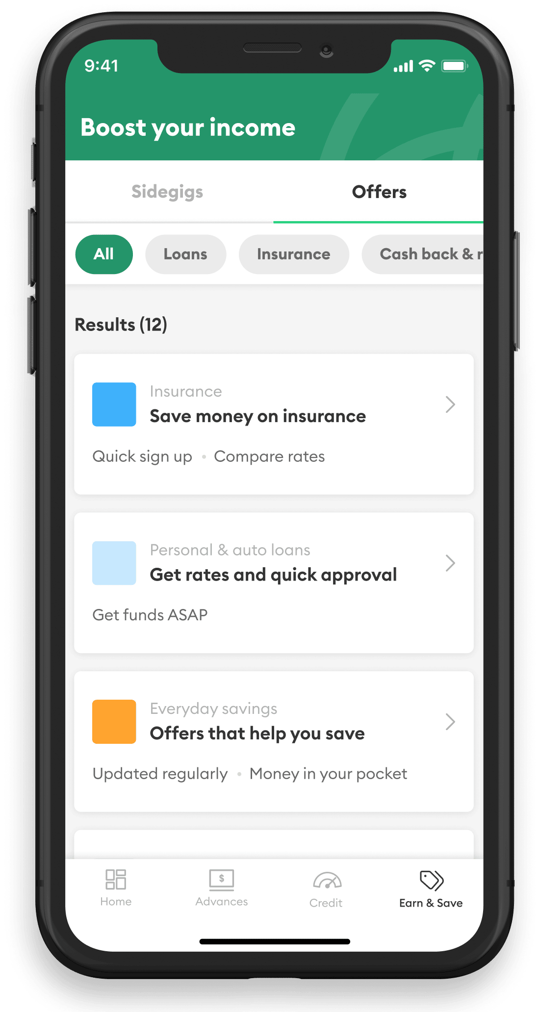 Brigit App - Save more page