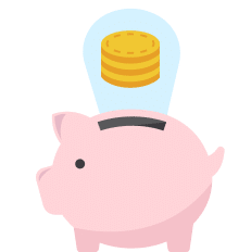 Illustration of a piggy bank